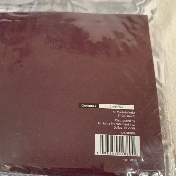 Christmas Tablecloth Snowflake Stars Grey Fiesta Party Rectangular Dinner 60x104 - Picture 9 of 10